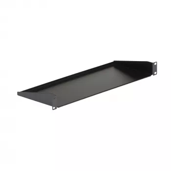 Półka do serwera StarTech.com 1U, uniwersalna półka wspornikowa do montażu w szafie rack 19 cali, do szafy/szafy sieciowej, wytrzymała stal, udźwig 15 kg, głębokość 18 cm