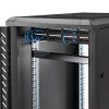 Półka do serwera StarTech.com 1U, uniwersalna półka wspornikowa do montażu w szafie rack 19 cali, do szafy/szafy sieciowej, wytrzymała stal, udźwig 15 kg, głębokość 18 cm