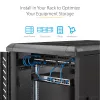 Półka do serwera StarTech.com 1U, uniwersalna półka wspornikowa do montażu w szafie rack 19 cali, do szafy/szafy sieciowej, wytrzymała stal, udźwig 15 kg, głębokość 18 cm
