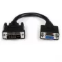StarTech.com 8in Kabel adapter DVI na VGA - DVI-I Męski na VGA Żeński