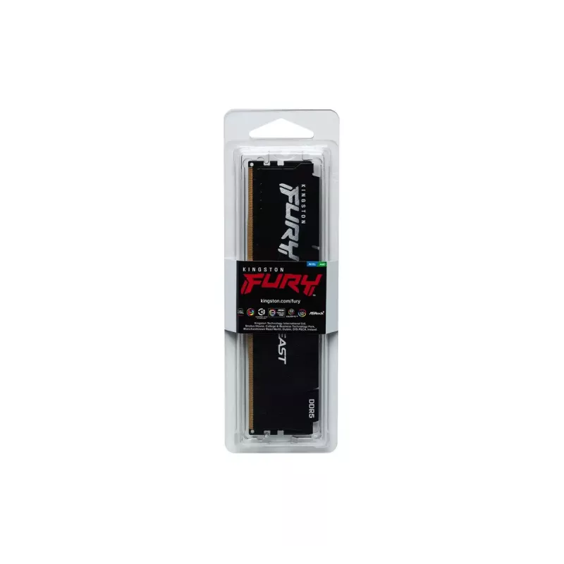 Pamięć RAM Kingston Technology FURY Beast 8GB 5600MT/s DDR5 CL36 DIMM czarna
