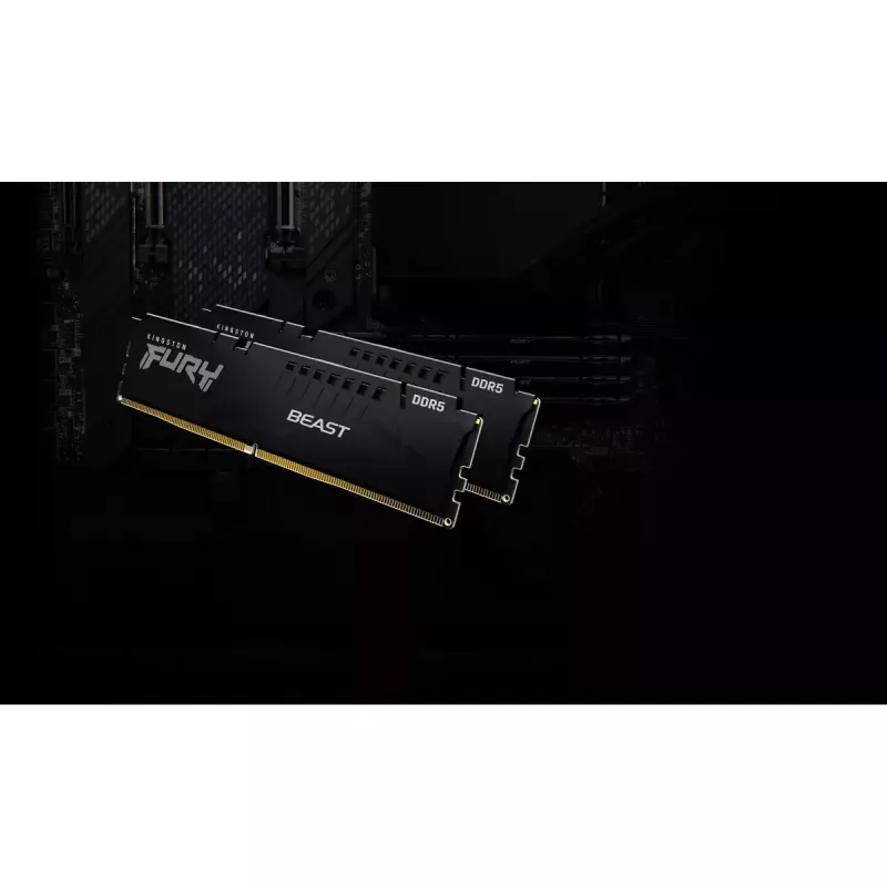 Pamięć RAM Kingston Technology FURY Beast 8GB 5600MT/s DDR5 CL36 DIMM czarna