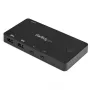 StarTech.com 2-portowy przełącznik KVM USB-C - 4K 60Hz HDMI - kompaktowy dwuportowy mini przełącznik KVM UHD USB typu C na pulpit z kablami USB-C - zasilany z magistrali - MacBook iPad Pro ThinkPad IdeaPad EliteBook