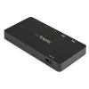 StarTech.com 2-portowy przełącznik KVM USB-C - 4K 60Hz HDMI - kompaktowy dwuportowy mini przełącznik KVM UHD USB typu C na pulpit z kablami USB-C - zasilany z magistrali - MacBook iPad Pro ThinkPad IdeaPad EliteBook