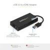 StarTech.com USB 3.0 do HDMI Adapter - 4K 30Hz Ultra HD - Certyfikat DisplayLink - USB Typ-A do HDMI Adapter Wyświetlacza Konwerter dla Monitora - Zewnętrzna Karta Wideo i Graficzna - Mac i Windows