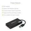 StarTech.com USB 3.0 do HDMI Adapter - 4K 30Hz Ultra HD - Certyfikat DisplayLink - USB Typ-A do HDMI Adapter Wyświetlacza Konwerter dla Monitora - Zewnętrzna Karta Wideo i Graficzna - Mac i Windows