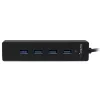 StarTech.com 4-portowy przenośny hub SuperSpeed USB 3.0 z wbudowanym kablem