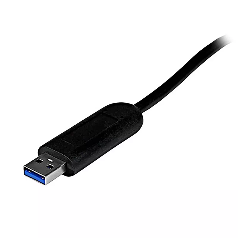 StarTech.com 4-portowy przenośny hub SuperSpeed USB 3.0 z wbudowanym kablem