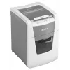 Niszczarka papieru LEITZ IQ Autofeed Small Office 100, ścinka poprzeczna P-4, 8 arkuszy, podajnik 22 cm, kosz 34 l, szara