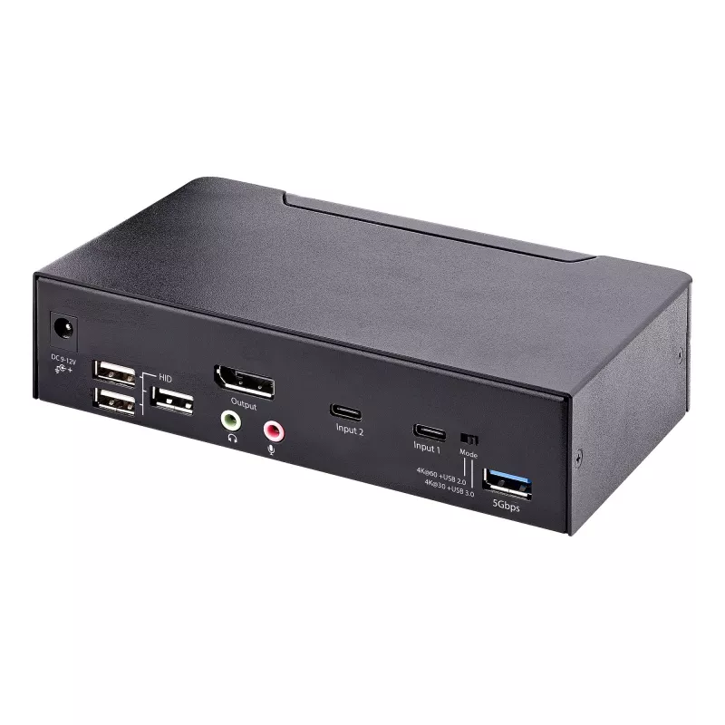 StarTech.com SV231DPUCA przełącznik KVM Czarny