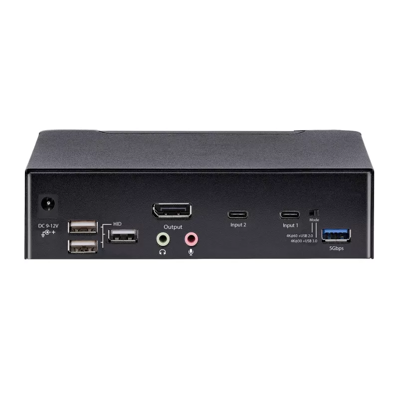 StarTech.com SV231DPUCA przełącznik KVM Czarny