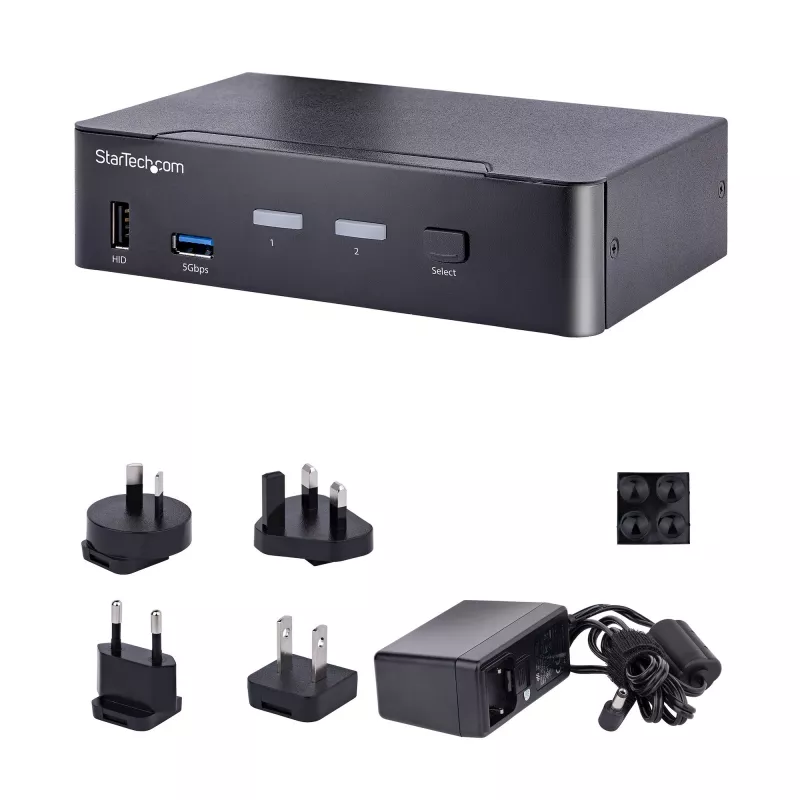 StarTech.com SV231DPUCA przełącznik KVM Czarny