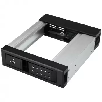 StarTech.com 5.25 na 3.5 Zatoka hot swap dla dysków twardych - Dla dysków 3.5 inch SATA/SAS - Bez tacki - Aluminium