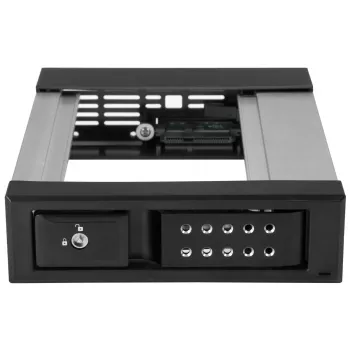 StarTech.com 5.25 na 3.5 Zatoka hot swap dla dysków twardych - Dla dysków 3.5 inch SATA/SAS - Bez tacki - Aluminium