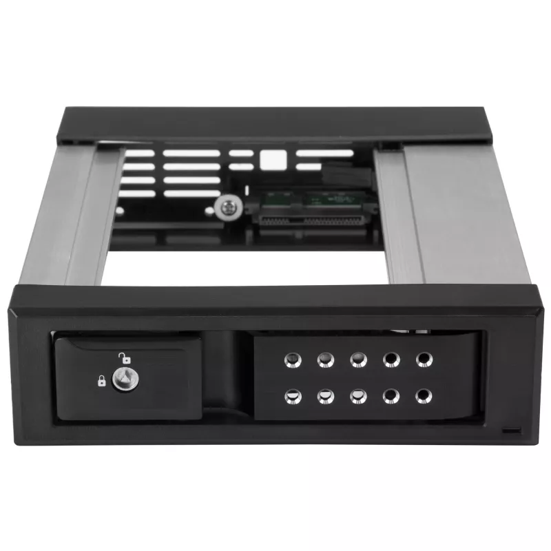 StarTech.com 5.25 na 3.5 Zatoka hot swap dla dysków twardych - Dla dysków 3.5 inch SATA/SAS - Bez tacki - Aluminium