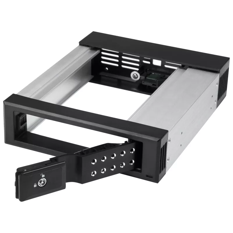 StarTech.com 5.25 na 3.5 Zatoka hot swap dla dysków twardych - Dla dysków 3.5 inch SATA/SAS - Bez tacki - Aluminium