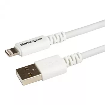 StarTech.com 3 m (10 ft.) USB do Lightning kabel - Długi kabel ładujący do iPhone / iPad / iPod - Kabel Lightning do USB - Certyfikat Apple MFi - Biały