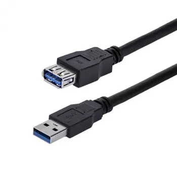 StarTech.com 1m Czarny SuperSpeed USB 3.0 Kabel przedłużający A-A – M/Ż