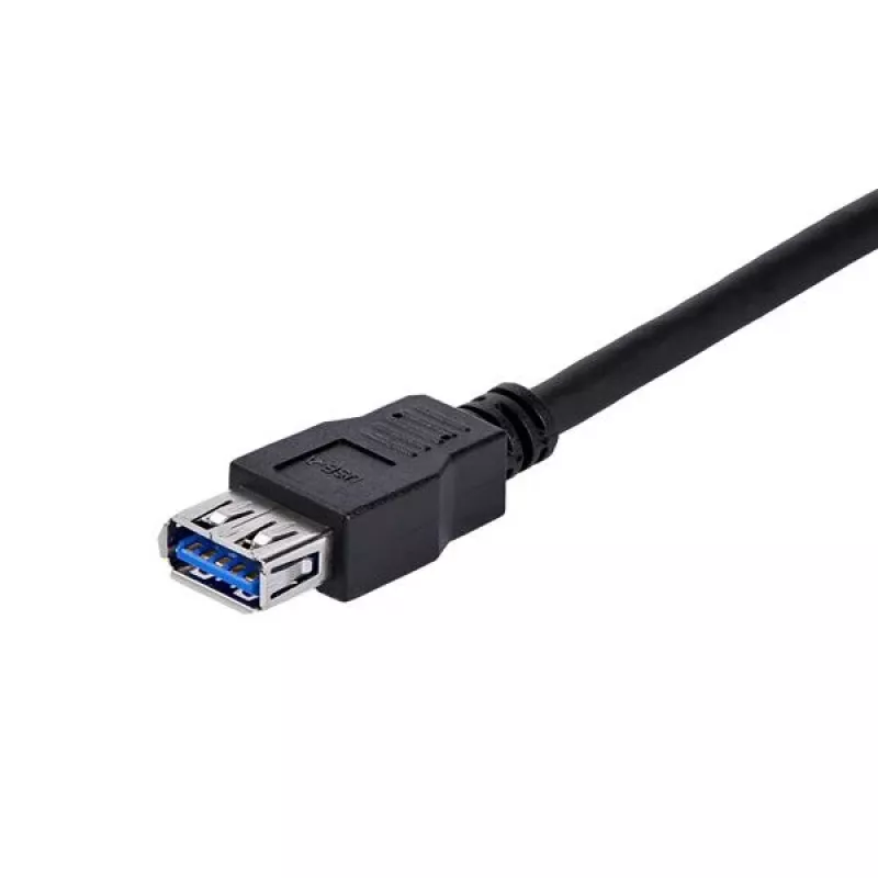 StarTech.com 1m Czarny SuperSpeed USB 3.0 Kabel przedłużający A-A – M/Ż