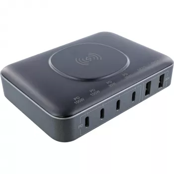 Przenośna bateria InLine Qi Powerstation Multiport, 20V