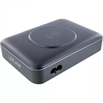 Przenośna bateria InLine Qi Powerstation Multiport, 20V