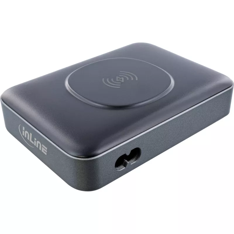 Przenośna bateria InLine Qi Powerstation Multiport, 20V