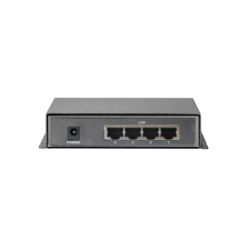 LevelOne 5-portowy przełącznik Fast Ethernet PoE, 4 wyjścia PoE, 120W, w zestawie zasilacz