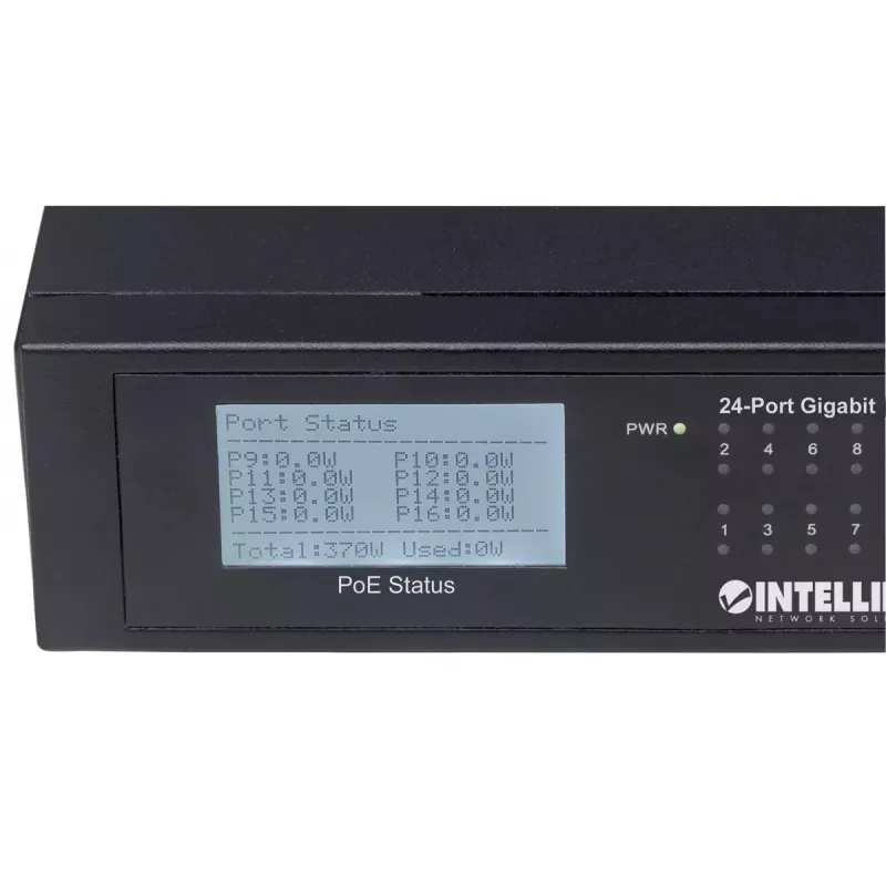 Niezarządzalny przełącznik Intellinet 24-portowy Gigabit Ethernet PoE+ 561242