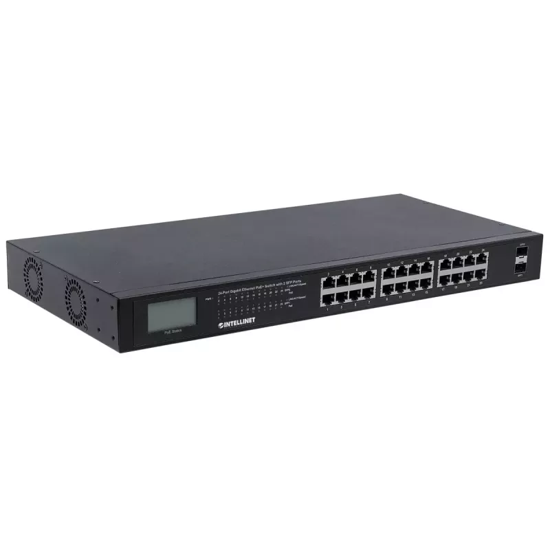 Niezarządzalny przełącznik Intellinet 24-portowy Gigabit Ethernet PoE+ 561242