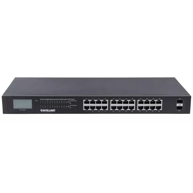 Niezarządzalny przełącznik Intellinet 24-portowy Gigabit Ethernet PoE+ 561242