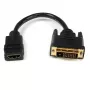 StarTech.com 8in HDMI to DVI-D Video adapter kablowy - HDMI Female to DVI Male