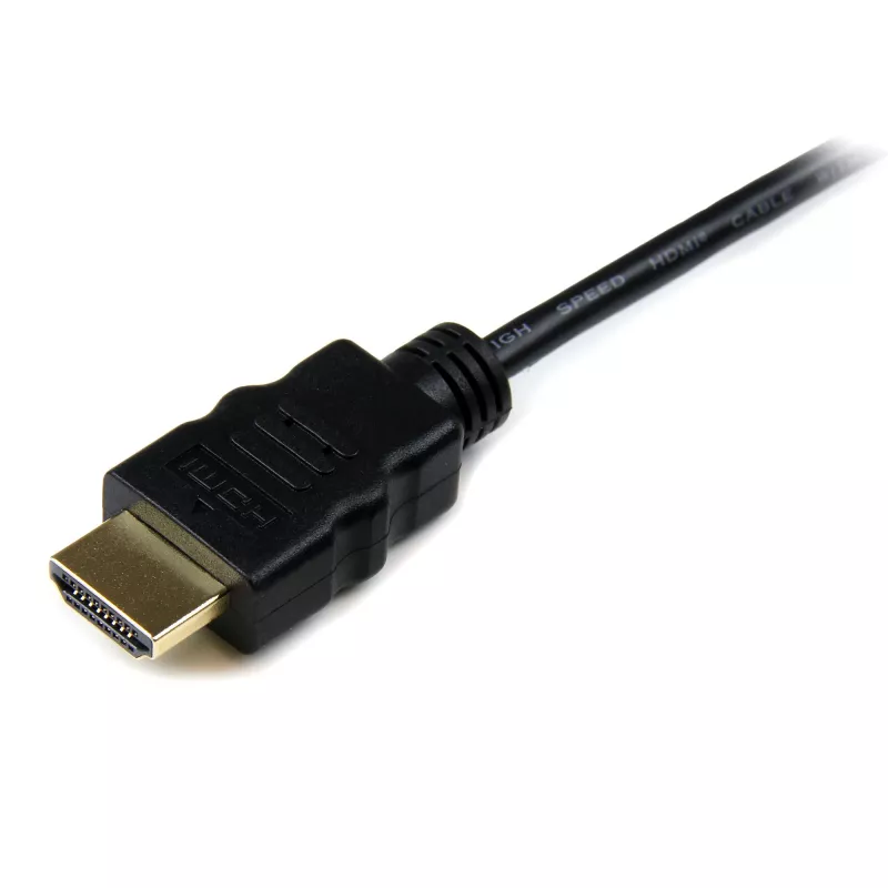 StarTech.com 3m Kabel Micro HDMI do HDMI z Ethernetem - 4K 30Hz - Wytrzymały szybki kabel/adapter/przewód konwertera Micro HDMI Typ-D do HDMI 1.4 - Monitory/Telewizory/Wyświetlacze UHD HDMI - M/M
