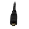 StarTech.com 3m Kabel Micro HDMI do HDMI z Ethernetem - 4K 30Hz - Wytrzymały szybki kabel/adapter/przewód konwertera Micro HDMI Typ-D do HDMI 1.4 - Monitory/Telewizory/Wyświetlacze UHD HDMI - M/M