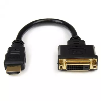 StarTech.com 8-calowy adapter kablowy wideo HDMI na DVI-D - HDMI męski na DVI-D żeński