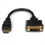 StarTech.com 8-calowy adapter kablowy wideo HDMI na DVI-D - HDMI męski na DVI-D żeński