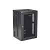 StarTech.com 4-Post 18U Wall Mount sieciowy Cabinet with 1U Shelf, 19 inch Hinged Wall-Mounted Server Rack for Data / AV / Electronics / Computer Equipment, Flexible Vented Rack Enclosure