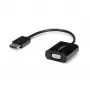 StarTech.com Adapter DisplayPort na VGA - Aktywny konwerter DP na VGA - Wideo 1080p - Źródło DP/DP++ do kabla adaptera monitora VGA - Przejściówka DP na VGA cyfrowo-analogowa - DP 1.2 na VGA