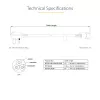 StarTech.com 3 m UK kabel zasilający do komputera, 18AWG, BS 1363 na C13, 10 A 250 V, czarny zamienny przewód zasilający AC, przewód zasilający UK / kabel do komputera, przewód do zasilacza PC, przewód zasilający do telewizora/monitora