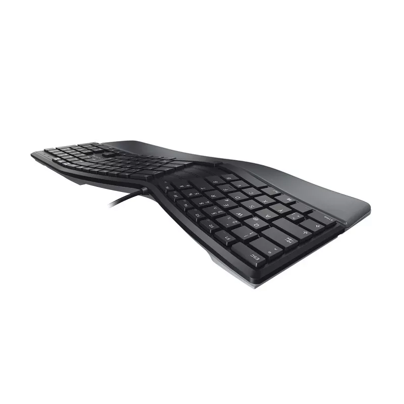 CHERRY KC 4500 ERGO klawiatura uniwersalna USB QWERTY US English czarna