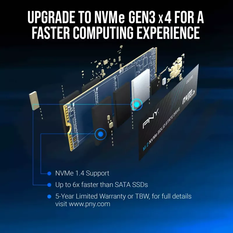 Dysk SSD PNY 1 TB M.2 PCI Express 3.0 NVMe CS2230