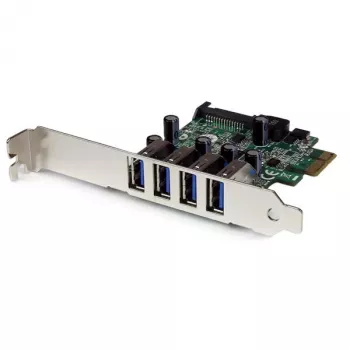 StarTech.com 4 Port PCI Express PCIe SuperSpeed USB 3.0 kontroler karta adapter z UASP - SATA Power