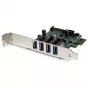 StarTech.com 4 Port PCI Express PCIe SuperSpeed USB 3.0 kontroler karta adapter z UASP - SATA Power