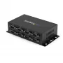 StarTech.com 8-portowy koncentrator adaptera szeregowego USB na DB9 RS232 – przemysłowy, do montażu na szynie DIN i na ścianie