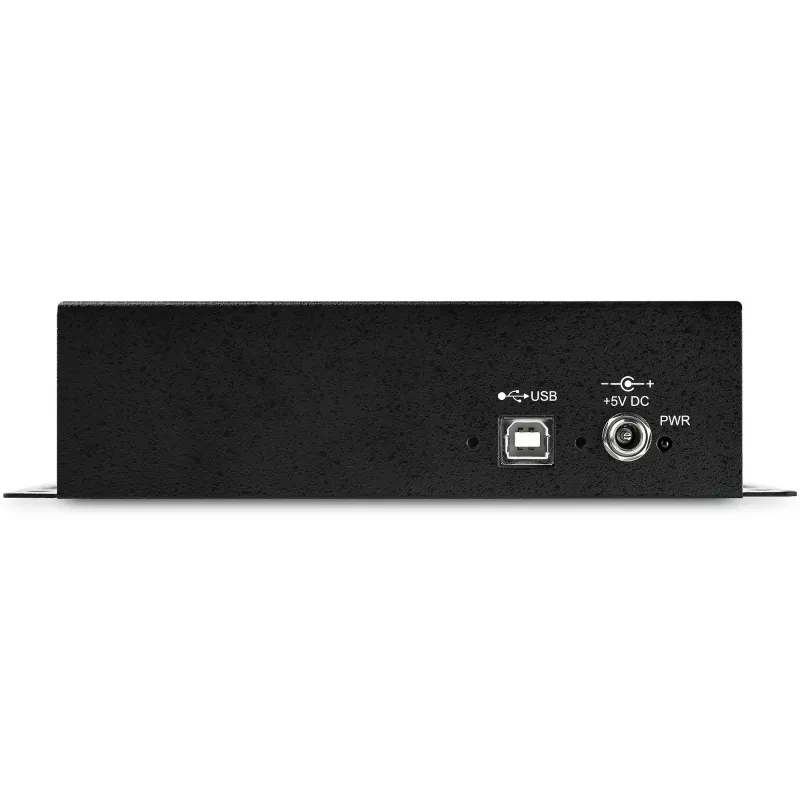 StarTech.com 8-portowy koncentrator adaptera szeregowego USB na DB9 RS232 – przemysłowy, do montażu na szynie DIN i na ścianie