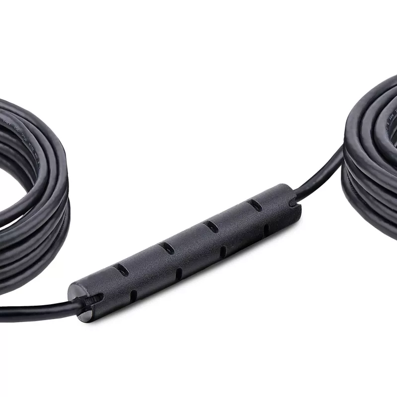 StarTech.com Koncentrator USB Extender, kabel przedłużający USB 3.0 10 m z 4-portowym koncentratorem USB-A, aktywny repeater USB z zasilaniem magistralnym, opcjonalny zasilacz 20 W w zestawie, ochrona ESD