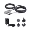 StarTech.com Koncentrator USB Extender, kabel przedłużający USB 3.0 10 m z 4-portowym koncentratorem USB-A, aktywny repeater USB z zasilaniem magistralnym, opcjonalny zasilacz 20 W w zestawie, ochrona ESD