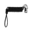 Kensington cienki Portable Combination Lock for Standard Slot, 1,8 m, Kensington, Zamek szyfrowy, Stal węglowa, Czarny, Srebrny
