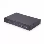 StarTech.com 4-portowy przełącznik KM z przełączaniem myszy, przełącznik USB dla klawiatury/myszy, audio 3,5 mm/USB, udostępnianie urządzeń peryferyjnych dla 4 komputerów, zgodny z TAA