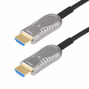 StarTech.com 50ft (15.2m) Hybrid Active Optical kabel (AOC) HDMI 2.1, CMP, do przestrzeni wentylacyjnych, 8K Ultra High Speed HDMI 2.1/2.0 kabel światłowodowy, 48Gbps, 8K 60Hz/4K 120Hz, HDR10+/FRL/TMDS/eARC