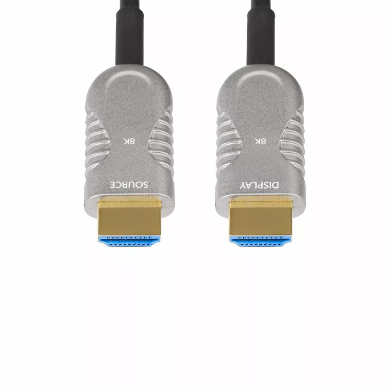 StarTech.com 50ft (15.2m) Hybrid Active Optical kabel (AOC) HDMI 2.1, CMP, do przestrzeni wentylacyjnych, 8K Ultra High Speed HDMI 2.1/2.0 kabel światłowodowy, 48Gbps, 8K 60Hz/4K 120Hz, HDR10+/FRL/TMDS/eARC